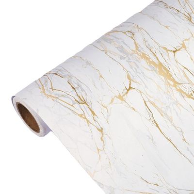 quality  Wholesale Creative Home Decorative Furniture Wall Paper Grain Self Adhesive Marble Film factory