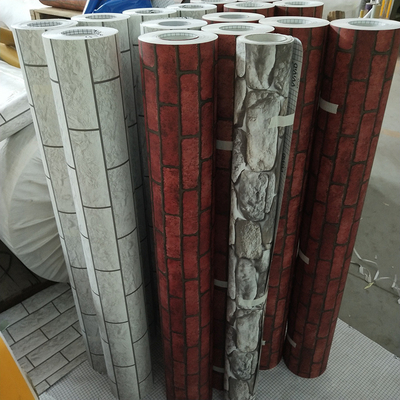 Factory Wholesale 3D Self Adhesive PVC Wallpaper Vinyl Waterproof Film